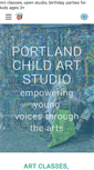 Mobile Screenshot of portlandchildart.org